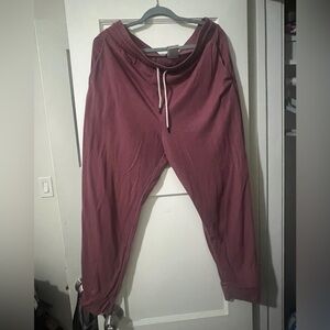 The North Face Maroon Bottoms